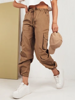 Dámske padákové nohavice MIRI camel FashionStreet UY1680