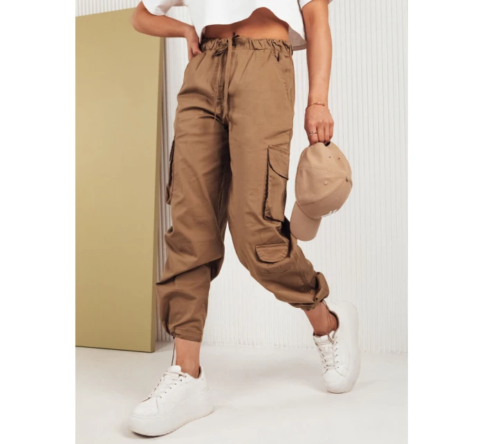 Dámské padákové kalhoty camel Dstreet model 21971092 - FashionStreet