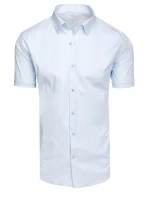 Pánske modré tričko s krátkym rukávom FashionStreet KX1046 Pánske modré tričko s krátkym rukávom FashionStreet KX1046