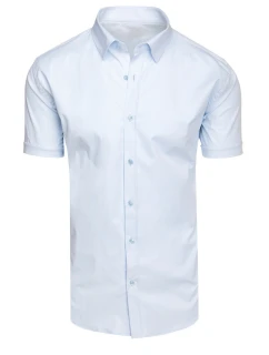 Pánské modré tričko s krátkým rukávem Dstreet model 21989553 - FashionStreet