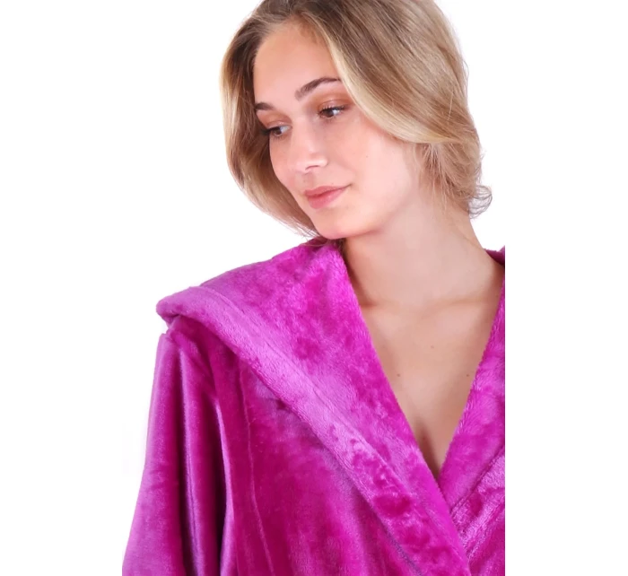 župan Siena s kapucí dámský starorůžová župan Siena s kapucí dámský starorůžová