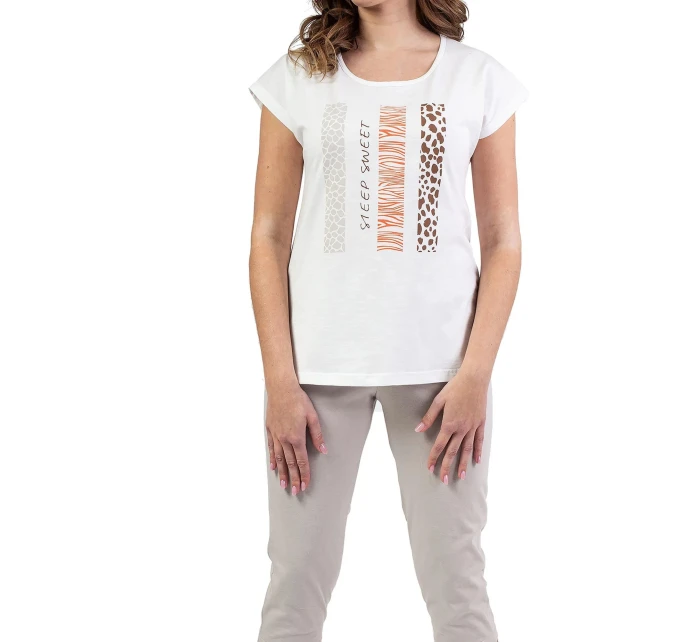 Dámské pyžamo model 21081347 beige - Regina