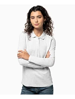 K 244 Dámské piqué polo s dlouhým rukávem model 22507024 white - Kariban K 244 Dámské piqué polo s dlouhým rukávem model 22507024 white - Kariban