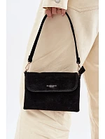 Malá Kabelka Z Eko Semiše Černá model 22111536 - Flora&Co