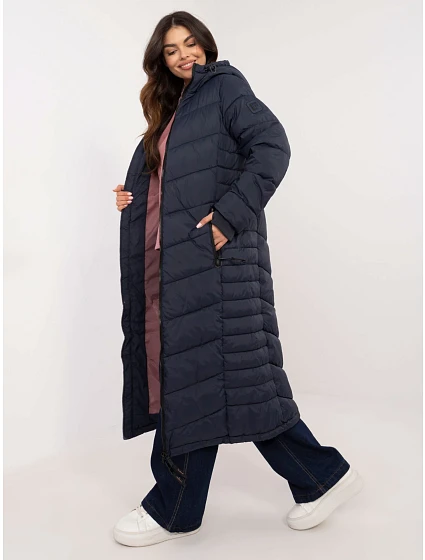 Płaszcz model 20608981 granatowy - FPrice Płaszcz model 20608981 granatowy - FPrice