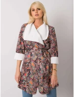 Dámsky kabát DHJ PL 6022A.26X čierny a červený