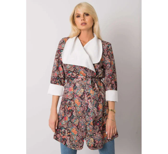 Dámsky kabát DHJ PL 6022A.26X čierny a červený