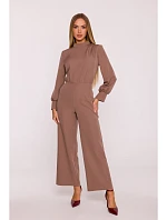 M879 Kombinéza so stojacím golierom - mocca