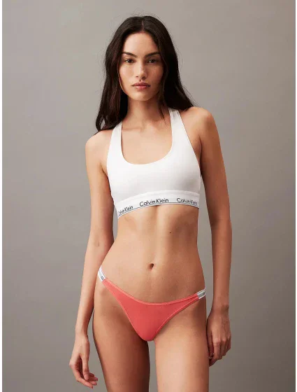 Dámská tanga  korálové  model 20101367 - Calvin Klein