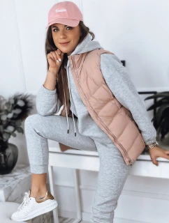 Dámska prešívaná vesta MARIN pink FashionStreet TY3373