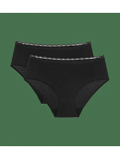 Feel Of Cotton Midi 2P - BLACK - TRIUMPH BLACK - TRIUMPH