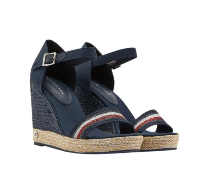 Sandále Tommy Hilfiger Grosgrain High Wedge Sandal W FW0FW05254