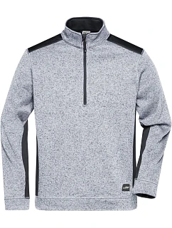 JN Pánská pracovní fleece bunda 1/2 zip Strong 02.0 white model 22492845 - Daiber