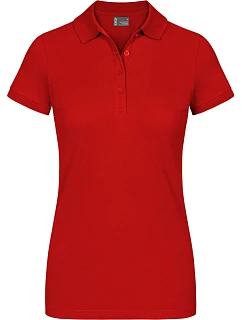 Dámské pracovní piqué polo EXCD 40. fire red model 22516589 - Promodoro