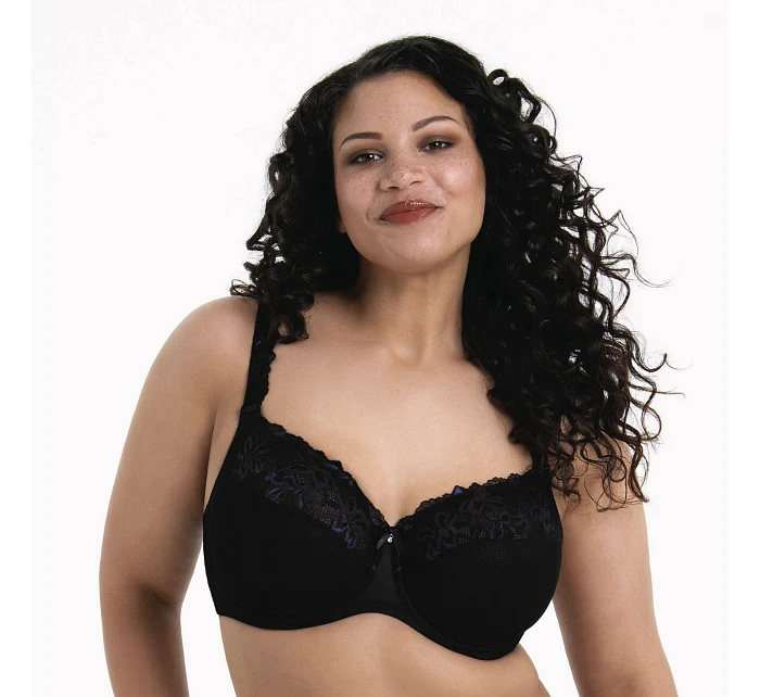 Suzette podprsenka s kosticami Full Cup 5253 čierna - RosaFaia