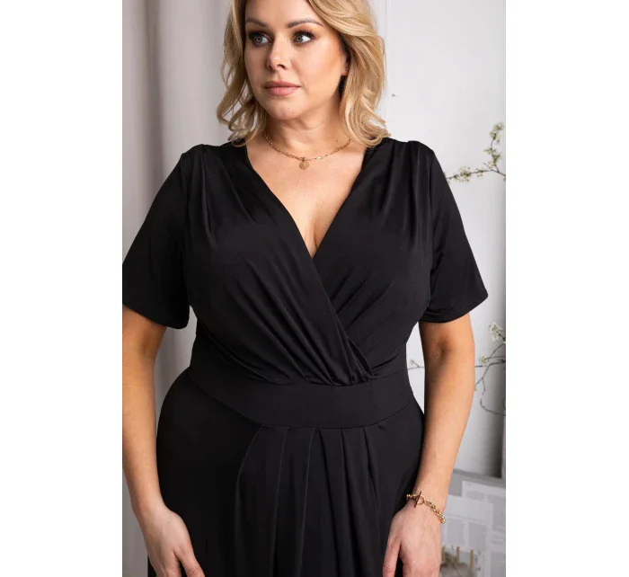 Dámske šaty LIZBONA SA622 black - Karko