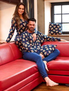 Cornette pyžamo 457/293 Teddy 6 l/r Vianoce 3XL-5XL muži