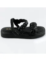 Černé sandály se pásky model 17352419 - WELLSPRING