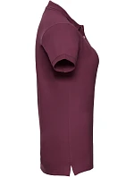 Russell Athletic 566F Dámske elastické piqué polo tričko 10.566F bordová Russell Athletic 566F Dámske elastické piqué polo tričko 10.566F bordová