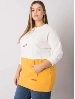 Mikina RV BL 6845.51P biela a žltá Mikina RV BL 6845.51P biela a žltá