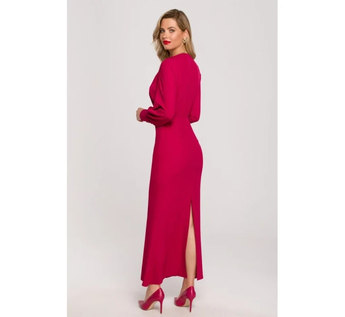 Šaty mořské  švestka model 18004507 - Makover