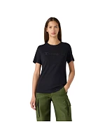 Koszulka damska Champion Short Sleeve czarna 119125 KK001