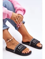 Damskie Lekkie Klapki Big Star LL274732 Czarne