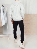 Pánská mikina s potiskem světle šedá Dstreet model 21976162 - FashionStreet Pánská mikina s potiskem světle šedá Dstreet model 21976162 - FashionStreet