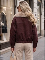 kurtka zimowa damska z bordowa model 22324215 - FashionStreet