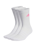 Adidas Cushioned Crew 3P biele ponožky IP2635