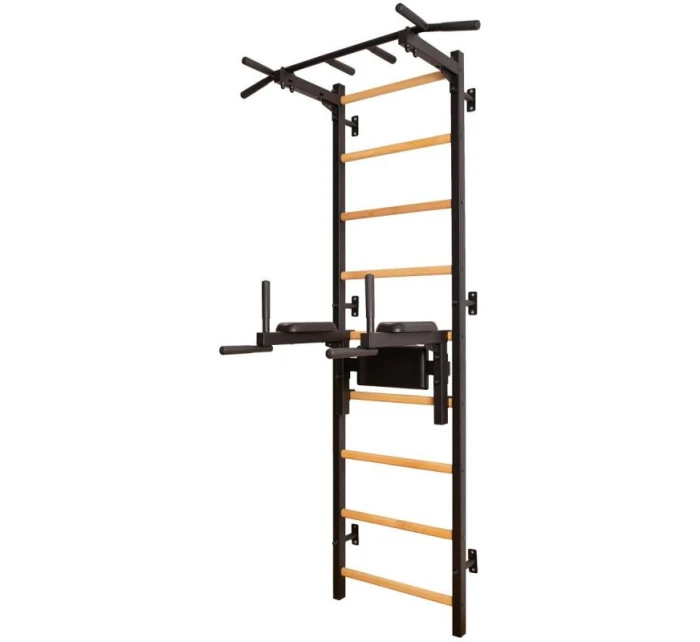 GYMNASTICKÝ REBRÍK S HRAZDOU A ZÁBRADLÍM NA CVIČENIE NA LAVIČKE 722B