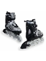 INLINE KORČULE-KORČULE NA KOLIESKOVÉ KORČULE 4V1 ENERO PRO LED 38-41 ŠEDÁ