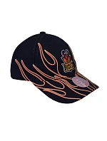 Mitchell & Ness NBA Milwaukee Bucks Flamez Strapback Cap - 6LUXMM20018 CBUBLCK