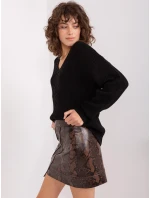 BA SW 8028 jumper.77 čierna