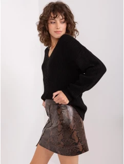 BA SW 8028 jumper.77 čierna