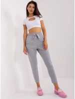 Spodnie EM DR HW 20 model 18761635 szary - FPrice Spodnie EM DR HW 20 model 18761635 szary - FPrice