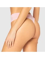 Dámske tangá QF6047E 7Z2 ružová - Calvin Klein