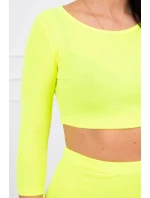 Dámsky set 9084 Neon yellow - K-Fashion Dámsky set 9084 Neon yellow - K-Fashion