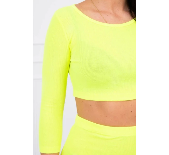 Dámsky set 9084 Neon yellow - K-Fashion Dámsky set 9084 Neon yellow - K-Fashion