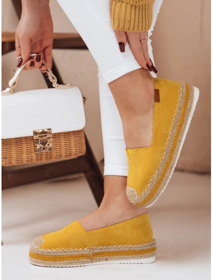 Dámske žlté espadrilky LANSI FashionStreet ZY0056