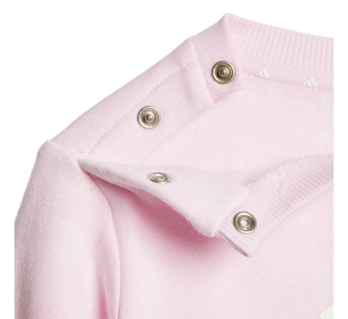 Adidas Essentials detská tepláková súprava ružová JC9645 Adidas Essentials detská tepláková súprava ružová JC9645