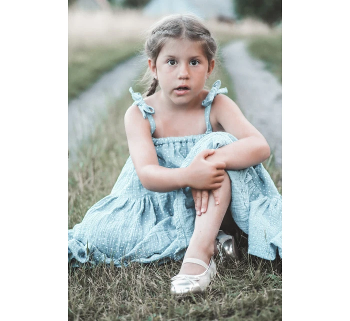 Dětské s mašlí Zlaté model 21663116 - Boto