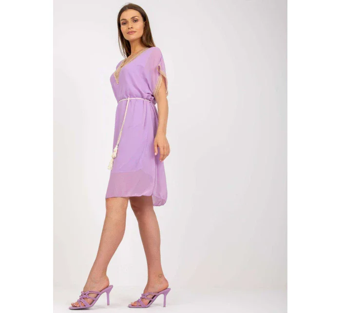 Šaty DHJ SK 1508.12 svetlo fialová
