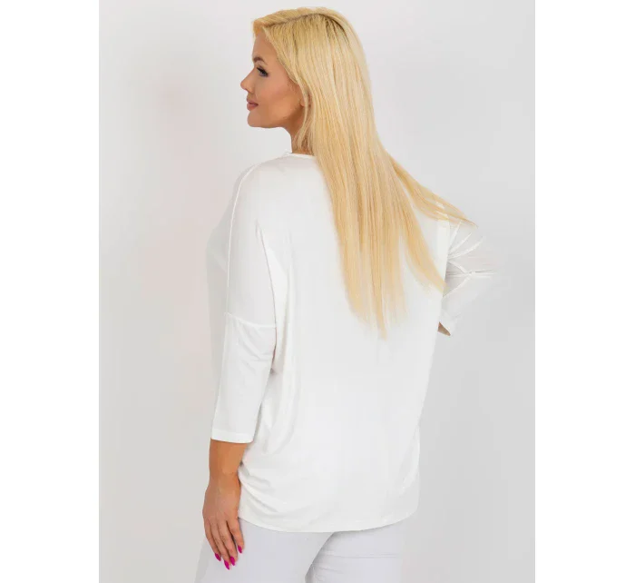 Bluzka RV BZ model 18522294 ecru - FPrice Bluzka RV BZ model 18522294 ecru - FPrice