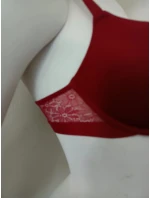 Dámská podprsenka model 21055765 bordová - Tommy Hilfiger Dámská podprsenka model 21055765 bordová - Tommy Hilfiger