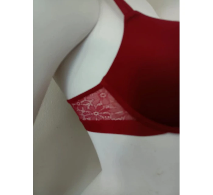 Dámská podprsenka model 21055765 bordová - Tommy Hilfiger Dámská podprsenka model 21055765 bordová - Tommy Hilfiger