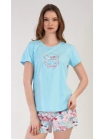 Dámské pyžamo šortky model 18519674 - Vienetta Dámské pyžamo šortky model 18519674 - Vienetta