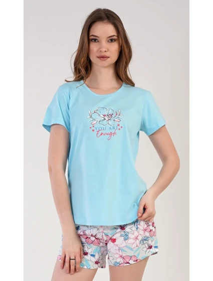 Dámské pyžamo šortky model 18519674 - Vienetta Dámské pyžamo šortky model 18519674 - Vienetta