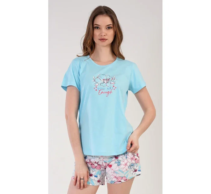 Dámské pyžamo šortky model 18519674 - Vienetta Dámské pyžamo šortky model 18519674 - Vienetta