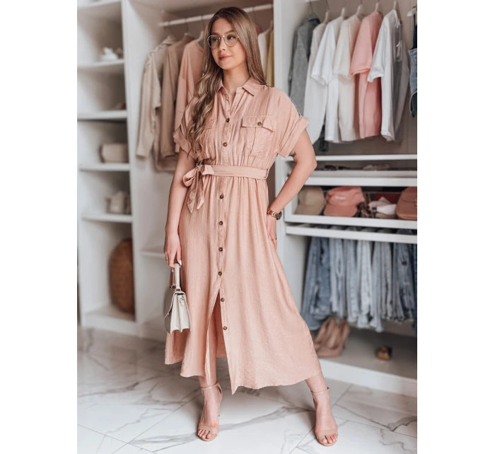 LOVE maxi šaty růžové Dstreet model 21988951 - FashionStreet